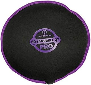 Hyperwear SandBell PRO Sandbag for Working Out - Heavy-Duty Pre-Filled Neoprene Weight with Clean USA Sand & Kettlebell Alternative for Slams, HIIT & Strength - Textured Grip, No-Leak - 30 lb