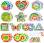 72 Pieces Anxiety Sensory Stickers 