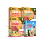 Tots & Moms Travel Foods Combo 2 | Natural & Wholesome Instant Mixes and Nuts & Seeds Powder- Pack of 4