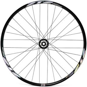 ZTZ 27.5"/29" Thru Axle Boost Mountain Bike Wheelset，Aluminum Alloy Rim 32H Bike Wheels，Front 15 * 110mm Rear 12 * 148mm Disc Brake MTB WheelSet，Fit 8-12 Speed Cassette (Only Front Wheel, 27.5 inch)