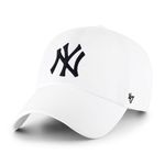 47 Brand MLB NY Yankees Clean Up Cap - White