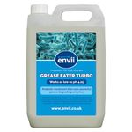 envii Grease Eater Turbo – Natural Enzyme Grease Trap Cleaner & Maintainer Treatment, Suitable for Use in All Kitchens Breaks Down Grease & Fats - 5L