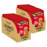 Drools Adult Wet Dog Food 4.5 kg (150g X 30) Pack of 30 | Real Chicken and Chicken Liver Chunks in Gravy | Better Digestibility and Health | Maintain Joint Health | Healthy Bones & Stronger Teeth