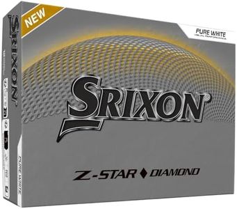 Srixon Z-Star Diamond 3 – Balle de Golf Haute Performance | Distance Maximale & Spin Réduit | Noyau FastLayer DG Core 2.0 | Revêtement Spin Skin+ | Contrôle Exceptionnel & Toucher Précise