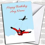 Skydiving Customised Birthday Greetings Card- Birthday Cards/Sports, Hobbies & Interests Cards | Birthday Card | Sports, Hobbies & Interests Card