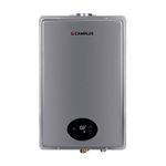 Tankless Water Heater Natural Gas, Camplux 5.28 GPM On Demand Instant Hot Water Heater for Whole House, Indoor