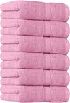 Utopia Towels - Premium Hand Towels - 100% Combed Ring Spun Cotton, Ultra Soft and Highly Absorbent, Extra Large Thick Hand towels 41 x 71 cm, Hotel & Spa Quality Hand Towels (6-Pack) (Pink)