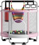 ZCMHAXJ 55" Trampoline for Kids wit