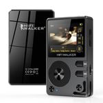 HIFI WALKER H2, High Resolution MP3 Player with Bluetooth5.2, DSD DAC, HiFi Portable Digital Audio Player Lossless High-Res Music Player with 64GB Memory Card, Support Up to 256GB