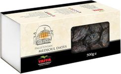 Yaffa Delicious and Juicy Medium Medjool Dates - All Natural, No Added Sugar, Free from Additives, Sustainably Grown and Hand-Picked Palestinian Dates (500g)