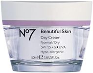 Boots No7 Beautiful Skin Day Cream 50ml For NORMAL/DRY Skin with SPF 15 5*UVA protection