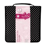 Papermania Polka Dot Stamp & Die Storage, Black and White, 10 x 10", 10 Pockets, Storage Organiser Containing Magnetic Sheets, Refill Pockets Available