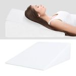 ADEPTNA Memory Foam Therapy Bed Wedge Pillow – High-Density Support for Back Support, Neck, Leg Pain Relief Sleep Apnea for Better Breathing, Circulation, and Acid Reflux Heartburn