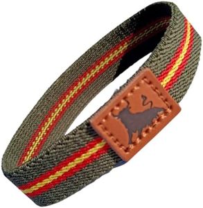 PULSERA ESPAÑA con bandera, cinta de tela y goma, llaveros personalizados para mujer, regalos para hombres originales, virgen del pilar, vox, guardia civil, cuero, hilo plata, náuticas TORO