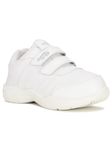 Bata 2511 Jason E 24 White Casual Walking Shoes for Kids |Perfect for Everyday wear| Walking| Running | Slip-Resistant | All Day Comfortable |Breathable |Lightweight. Size- 10