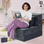 HILERO Folding Sofa Bed, 4 in 1 Con