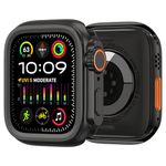 amBand 3 in 1 Metal Case Compatible with Apple Watch Series 6/5/4 SE/SE2 44mm, W1 Rugged Bumper Protector [Turning into Ultra 2/1 Upgrade] with Watch Crown + Watch Back Cover, Black