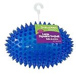 Gnawsome™ 4.5” Spiky Squeaker Football Dog Toy - Large, Cleans Teeth and Promotes Good Dental and Gum Health for Your Pet, Colors Will Vary