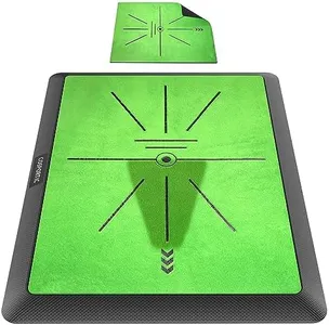 COSPORTIC Golf Hitting Mat, Golf Training Mat for Swing Path Feedback Detection Batting,Extra Replaceable Golf Practice Mat 16"x12", Golf Gifts for Men Women for Home Indoor Outdoor