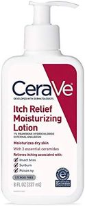 CeraVe Anti Itch Moisturizing Lotion with Pramoxine Hydrochloride, Relieves Itch with Minor Skin Irritations, Sunburn Relief, Bug Bites, 8 Ounce