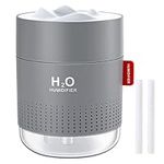 Humidifiers for Home Bedroom, 500ML Cool Mist Humidifier with Night Light, Waterless Auto-Off, Whisper-Quiet Air Humidifier, Up to 10-16 Hours Continuous Use, for Baby Bedroom, Plants, Office