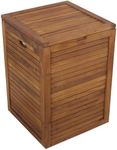 The Original Spa Large Size Teak Laundry or Storage Hamper