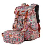 Large Women Laptop Backpack 15.6 inch Computer Backpack Travel Hiking Backpack With Free Toiletry bag CN-01, Hs, Large, Rucksack Backpacks