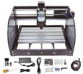 RATTMMOTOR CNC-3018-PRO MAX CNC Router Machine Kit DIY Mini CNC Wood Router Machine 3 Axis GRBL Control Engraver Milling Cutting Machine Working Area 300x180x45mm for Plastic/Wood/Acrylic/PVC/PCB