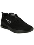 Campus Men's North Plus Running Shoes Full BLK - 7UK/India