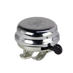 Fischer Unisex Chrome Bicycle Bell, Silver/Chrome, One Size EU