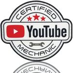 Certified YouTube Mechanic PVC Patch - Funny Morale Patch for Tool Box, Hard Hat, Vest, Gear Bag, Tactical Backpacks | Expert Mechanic Accessories, Lineman, Electrician, Construction Worker Gifts