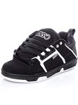 DVS Men's Comanche Skate Shoe, Black/White Nubuck, 14 Medium US