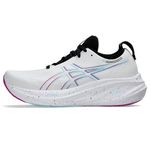 ASICS Women Gel-Nimbus 26 White/Soothing Sea Running Shoes - 4 UK (1012B601.102)