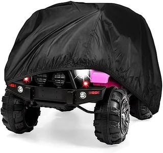 Hymisul 2 Seater Ride On Car Cover Waterproof, 420D Large Cover for Power Wheels Jeep Truck Kid's Electric Vehicles Cover- All Weather Protection Universal Fit