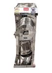 Budhrani® by Master Machines 3 HP Fully Automatic Commercial 2 in 1 Pulverizer Silver Stainless Steel Aata Chakki/Flour Mill/Aata Maker/Masala Heavy Duty Grinder Single Phase Home ELECTRICTY