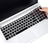 Saco Silicone Skin Keyboard Cover Compatible for HP Pavilion Power 15-cb518TX 15.6-inch Full HD Gaming Laptop - Black