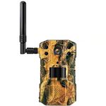 FNX 4G Trail Camera - High Resolution 2K Video, 14MP Images, No Glow Night Vision,Waterproof, Remote APP Access for Wildlife Monitoring, Home Security, Farm Outdoor Surveillance Wireless CCTV