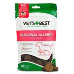 Vet's Best Seasonal Allergy Soft Chews Dog Supplements, 30 Day Supply