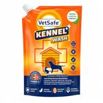 VetSafe Kennel Wash 1000 ML | Kennel Cleaner | Pet Floor Cleaner | Pet Area freshener | Odour Neutralizer | Anti microbial | Disinfectant| Super Concentrate | Orange Power