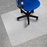 etm Eco Office Chair Mat - 75x120cm (2.5'x4') | Carpet Floor Protection - BPA Free | Opaque