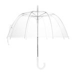 Clear Bubble Umbrella 33", Windproof Dome Transparent Rain Umbrella, Lightweight Easy Carrying Suitable For Women And Girls, Wedding Decoration Umbrella (1 Pack)