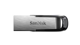 SanDisk Ultra Flair USB 3.0 128GB Flash Drive High Performance up to 150MB/s (SDCZ73-128G-G46), Black, Silver