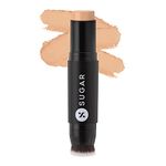 SUGAR Cosmetics Ace Of Face Foundation Stick with In-Built Brush | Lasts 24hrs | Full Coverage Foundation for Women | 12gm - 37 Freddo