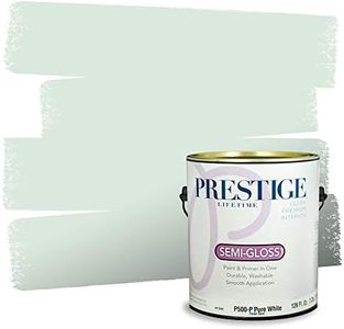 PRESTIGE Paints Interior Paint and Primer In One, 1-Gallon, Semi-Gloss, Comparable Match of Valspar* Homestead Resort Spa Aqua*
