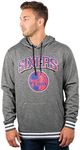 UNK NBA mens NBA Men's Team Stripe Rib Fleece Pullover Hoodie Sweatshirt GHM3543F-AH-HCH-L-P, mens, NBA Men's Team Stripe Rib Fleece Pullover Hoodie Sweatshirt, GHM3543F-PH-HCH-M, Charcoal, Medium