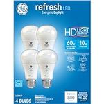 GE Refresh LED Light Bulbs, 60 Watt