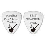 SMARGO I Couldn't Pick A Better Teacher Guitar Picks Plectrum Appreciation Gifts Thank You Gifts For Teacher Birthday Christmas Presents Best Teacher Ever