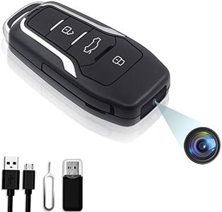 OTADUG Spy Camera Car key, 1080P Hidden Camera with Motion Monitoring, Video And Audio Recording, 6 Hours Long Battery Life, 64GB