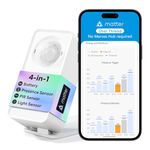 Meross Matter over Thread Presence Sensor MS605 | Battery Powered Smart Motion Sensor | 3-Zone mmWave Sensor | IP67 | PIR Sensor with Works with Home Assistant, Apple HomeKit, Alexa & Google Home