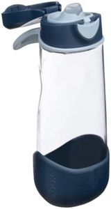 b.box 20 oz Sport Spout Kids Water Bottle for School, Sports, Travel, Daycare. Leakproof, Spill Proof, Dishwasher Safe. Easy Grip Triangle Shape, Durable Tritan Material. BPA Free.